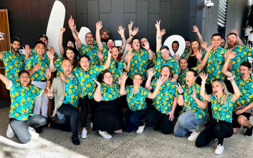 Optus said YES to new Custom Hawaiian Shirts