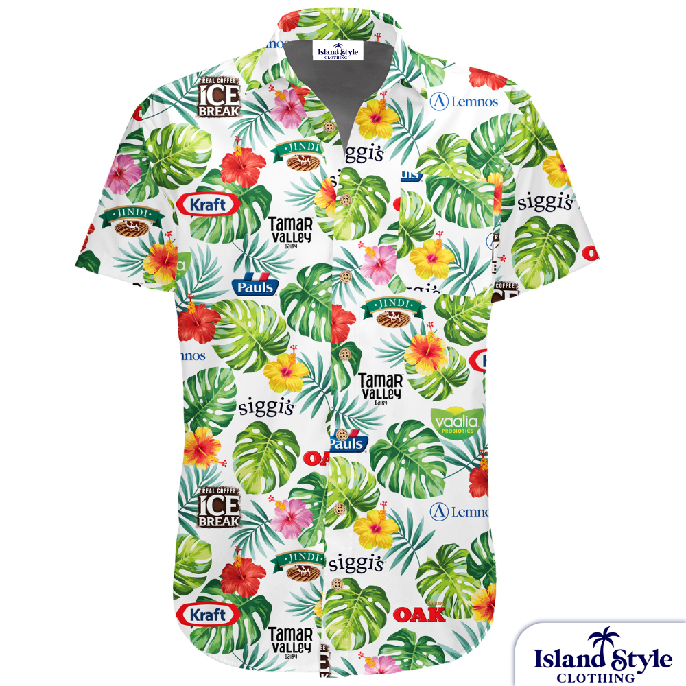 Lactalis Australia attended a Trade Event 2024 and ordered Custom Hawaiian Shirts for uniforms.