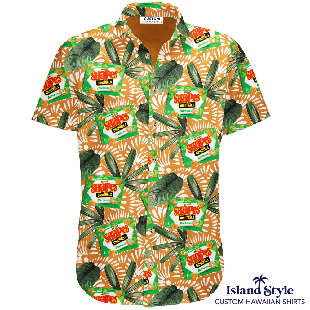 Arnott's National Sales Conference ordered some stand-out Custom Hawaiian Conference Shirts. We made shirts for many of their very well known brands. Monte Carlos, Salada, Shapes, Tim Tams and Tiny Teddys