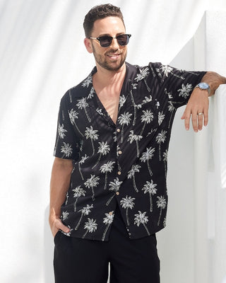 Midnight Oasis - Mens Hawaiian Shirt