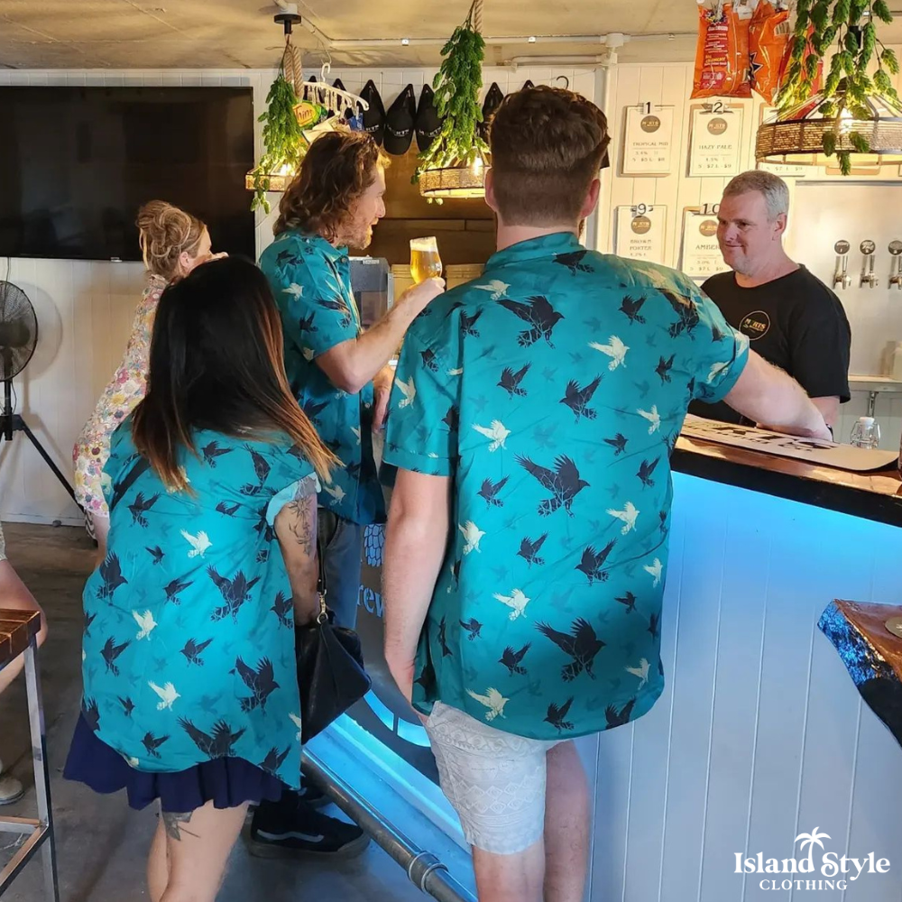 Personalised Hawaiian shirts for Noosa Hinterland Brewing Co. Noosa, QLD