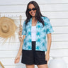 Island Blues - Womens Hawaiian Shirt