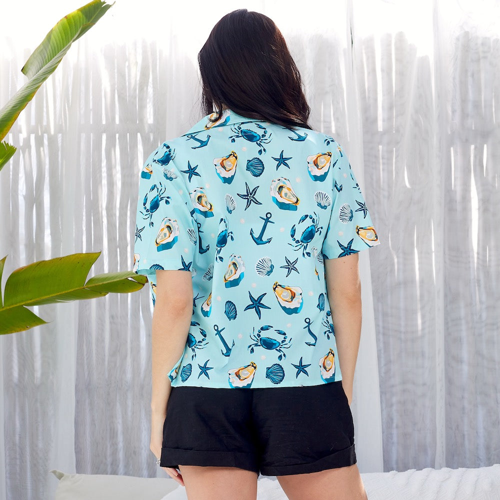 Under The Sea - Womens Hawaiian Shirt